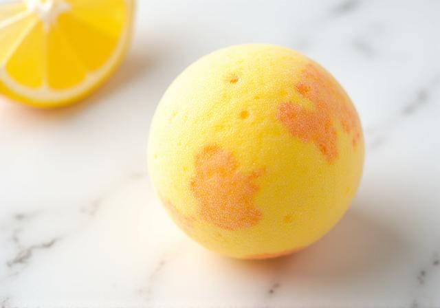 Bomba da bagno effervescente agli agrumi